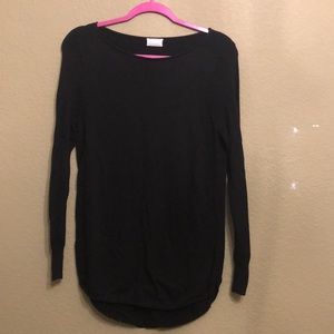 Long Sleeve Black Sweater Small
